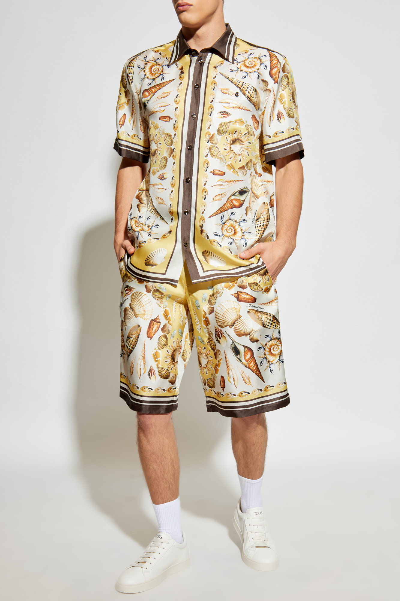 DOLCE & GABBANA - Silk Short Sleeve Shirt Dolce & Gabbana